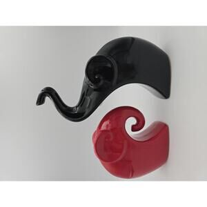 Red and Black Elephant Set